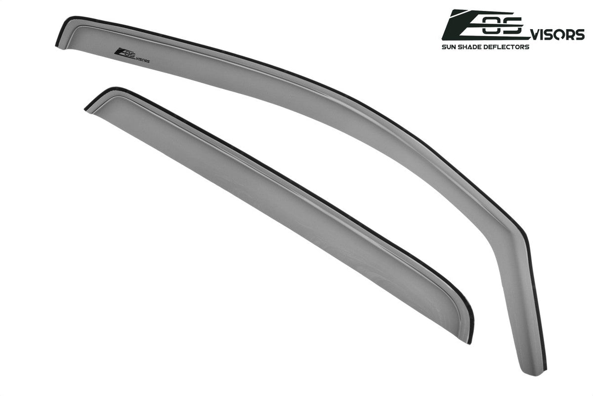 2016-Up Toyota Tacoma Double Cab Window Visors Wind Deflectors Rain Guards image 12