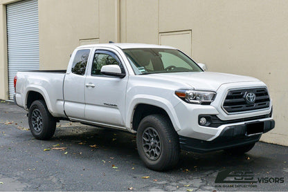 2016-Up Toyota Tacoma Extended Cab Window Visors Wind Deflectors Rain Guards image 3