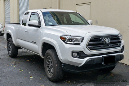 2016-Up Toyota Tacoma Extended Cab Window Visors Wind Deflectors Rain Guards image 5