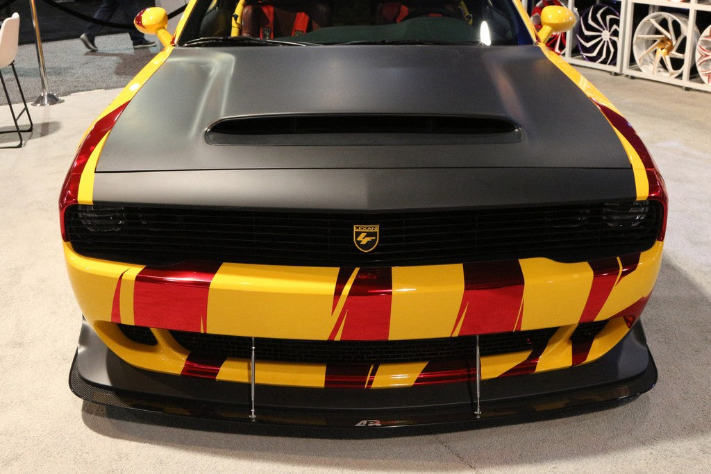 Carbon Fiber Front Wind Splitter- 2018-2023 Dodge Challenger factory Widebody