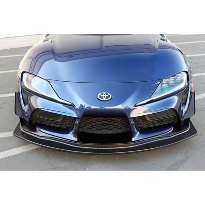 Carbon Fiber Front Bumper Canards- Toyota Supra A90/91 2020-2023