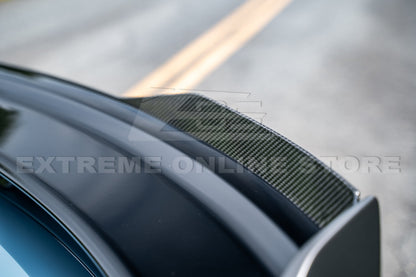 2024+ Ford Mustang Darkhorse DRY CARBON FIBER Rear Gurney Spoiler image 3