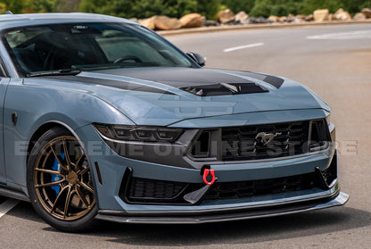 2024+ Ford Mustang Dark Horse DRY CARBON FIBER Front Splitter image 5