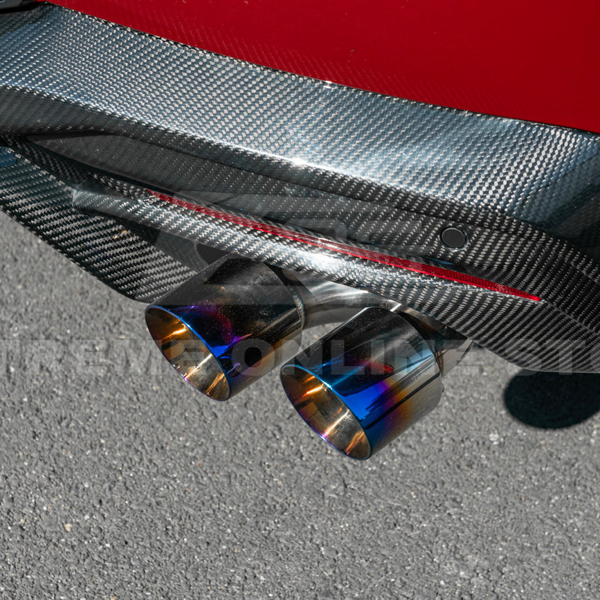 2024+ Mustang GT Muffler Delete Axle Back Quad Tips Exhaust image 14