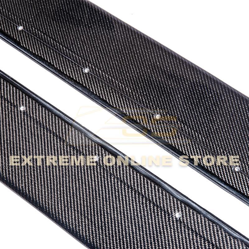 2015-20 BMW F82 M4 Carbon Fiber Front Splitter & Side Skirts image 20
