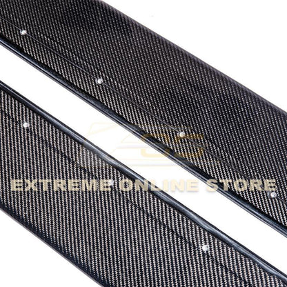 2015-20 BMW F82 M4 Carbon Fiber Front Splitter & Side Skirts image 20