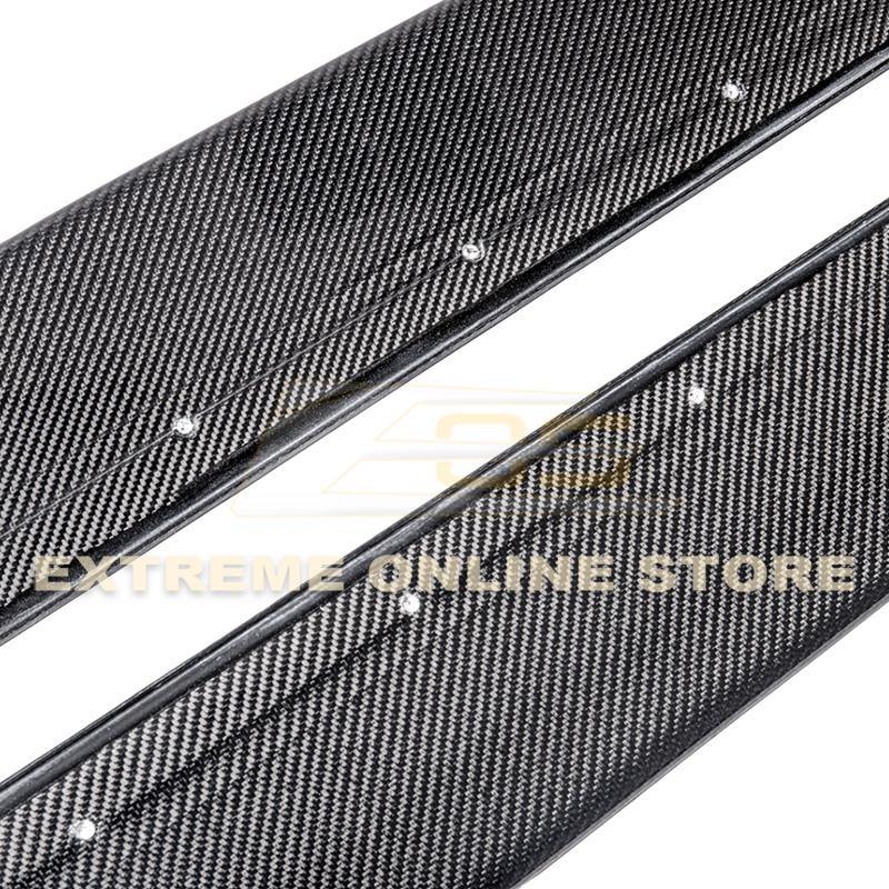 2015-20 BMW F82 M4 Carbon Fiber Front Splitter & Side Skirts image 21
