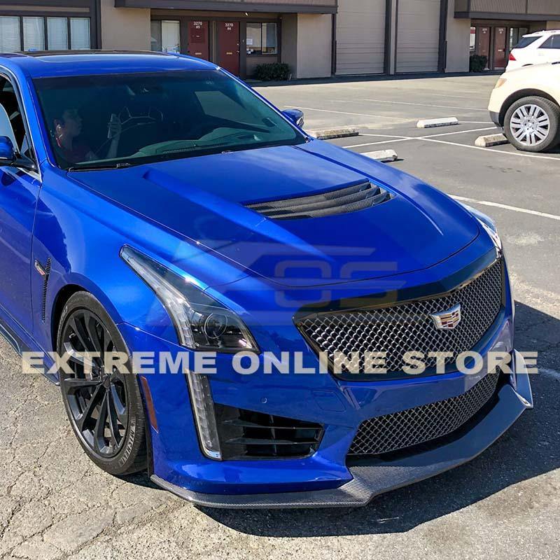 2016-19 Cadillac CTS-V DRY Carbon Fiber Hood Vent image 2