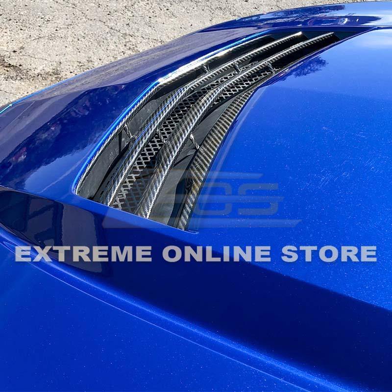 2016-19 Cadillac CTS-V DRY Carbon Fiber Hood Vent image 5