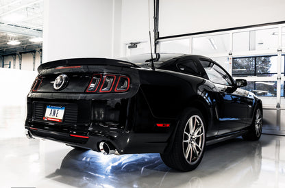 AWE Touring Edition Axle-back Exhaust for the S197 Ford Mustang GT - Chrome Silver Tips image 3