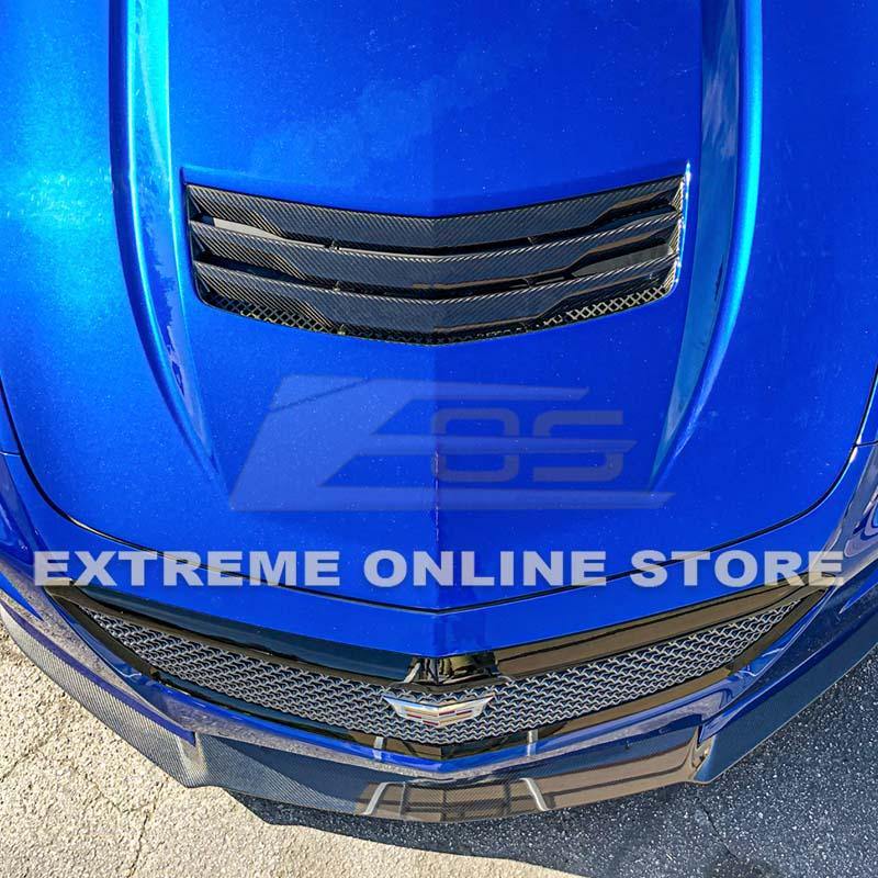 2016-19 Cadillac CTS-V DRY Carbon Fiber Hood Vent image 9