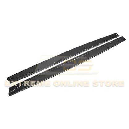 2015-20 BMW F82 M4 Carbon Fiber Front Splitter & Side Skirts image 15