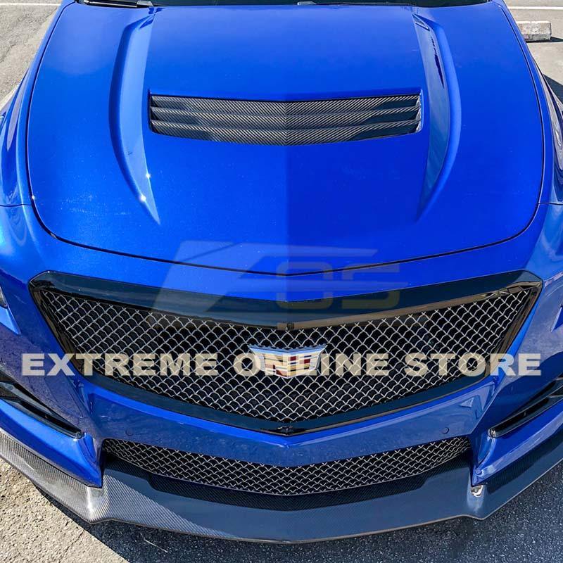 2016-19 Cadillac CTS-V DRY Carbon Fiber Hood Vent image 6