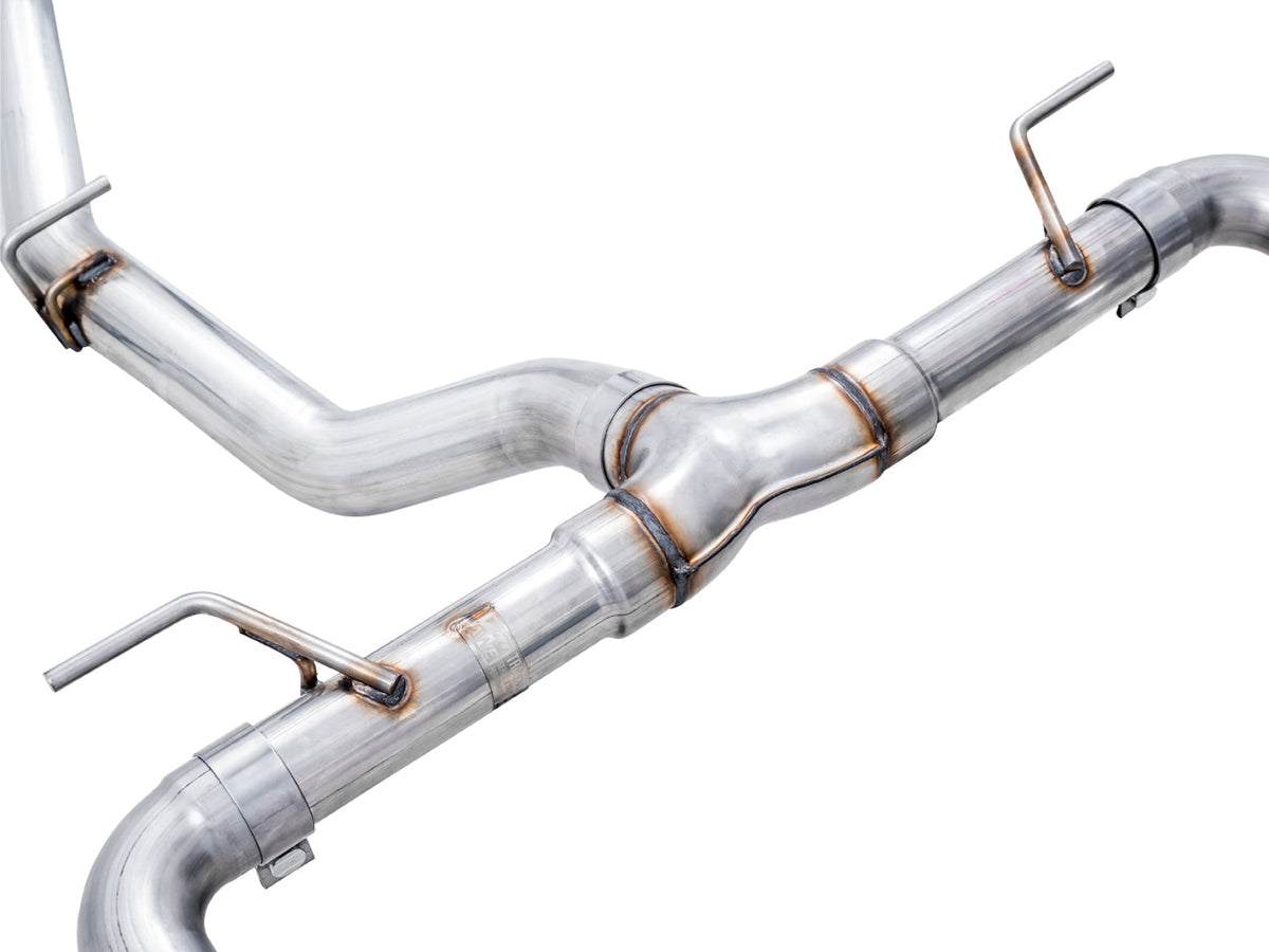 AWE Track Edition Exhaust for Subaru BRZ / Toyota GR86 / Toyota 86 / Scion FR-S - Chrome Silver Tips image 6