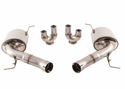 AWE Touring Edition Axle Back Exhaust for BMW F10 M5, Diamond Black Tips image 1