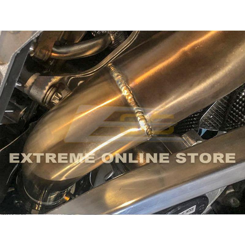 2014-20 BMW M4 / M3 / M2 Competition S55 Engine Catless Down Pipes image 5