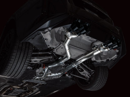 AWE Track Edition Exhaust for BMW G87 M2 - Diamond Black Tips image 2