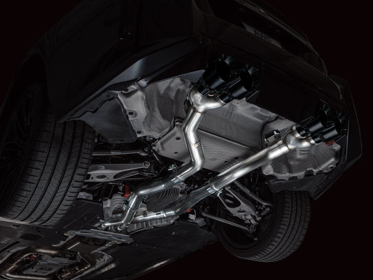 AWE Track Edition Exhaust for BMW G87 M2 - Diamond Black Tips image 2