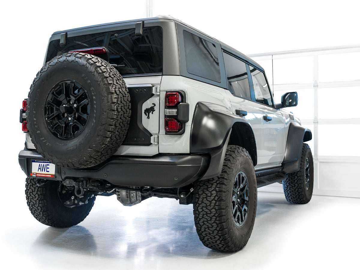 AWE SwitchPath Exhaust for Ford Bronco Raptor - Dual BashGuards image 14