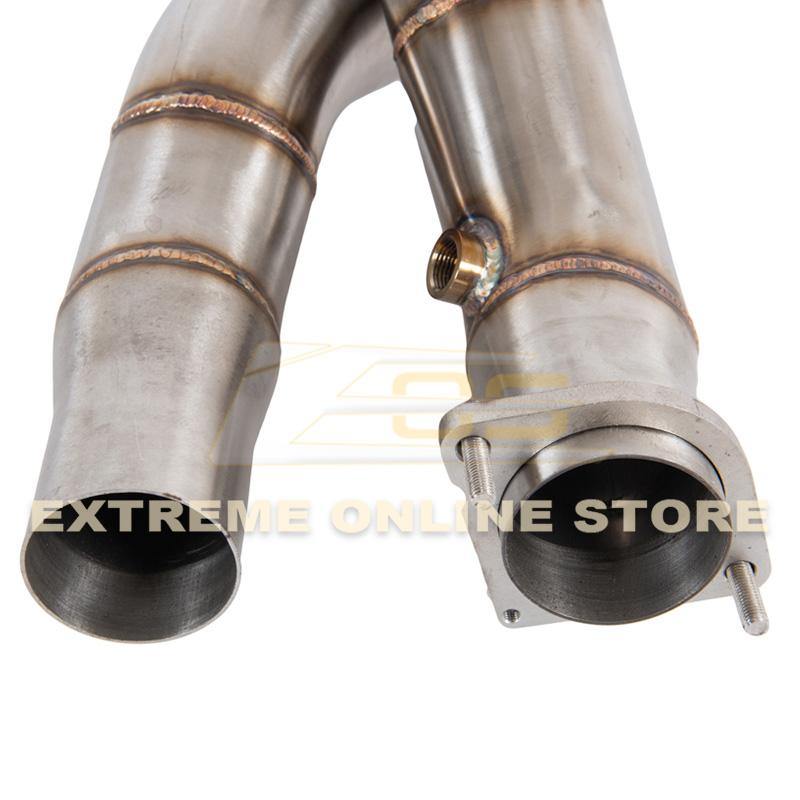 2014-20 BMW M4 / M3 / M2 Competition S55 Engine Catless Down Pipes image 16