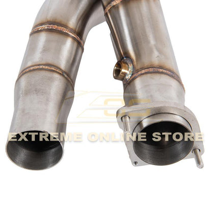 2014-20 BMW M4 / M3 / M2 Competition S55 Engine Catless Down Pipes image 16