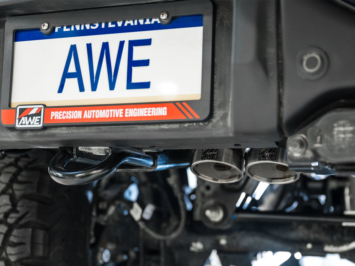 AWE SwitchPath Exhaust for Ford Bronco Raptor - Dual BashGuards image 15