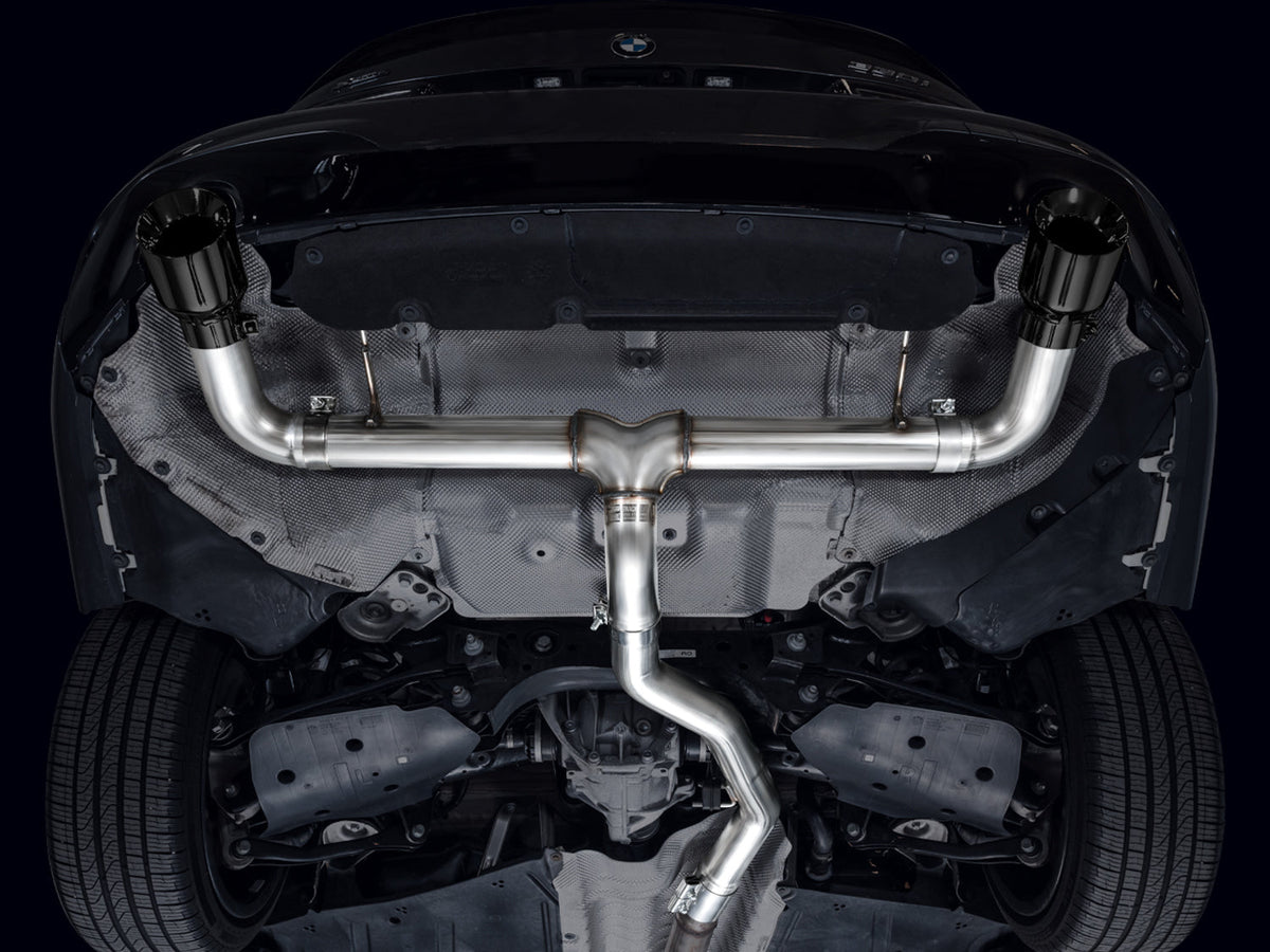 AWE Track Edition Axleback Exhaust for BMW G2X 330i/430i - Diamond Black image 6