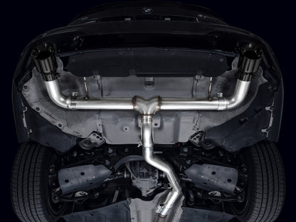 AWE Track Edition Axleback Exhaust for BMW G2X 330i/430i - Diamond Black image 6