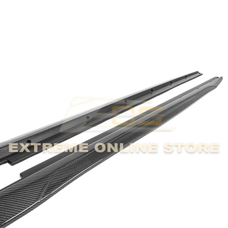 2014-19 Cadillac CTS Carbon Fiber Side Skirts Rocker Panels image 10