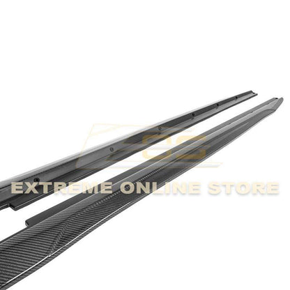2014-19 Cadillac CTS Carbon Fiber Side Skirts Rocker Panels image 10