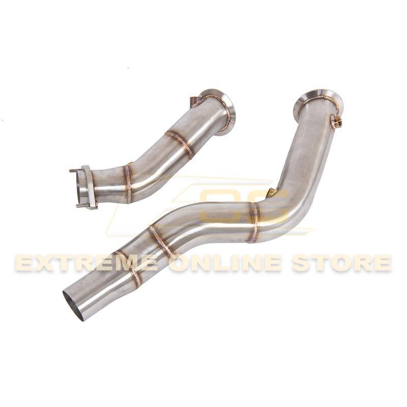 2014-20 BMW M4 / M3 / M2 Competition S55 Engine Catless Down Pipes image 20
