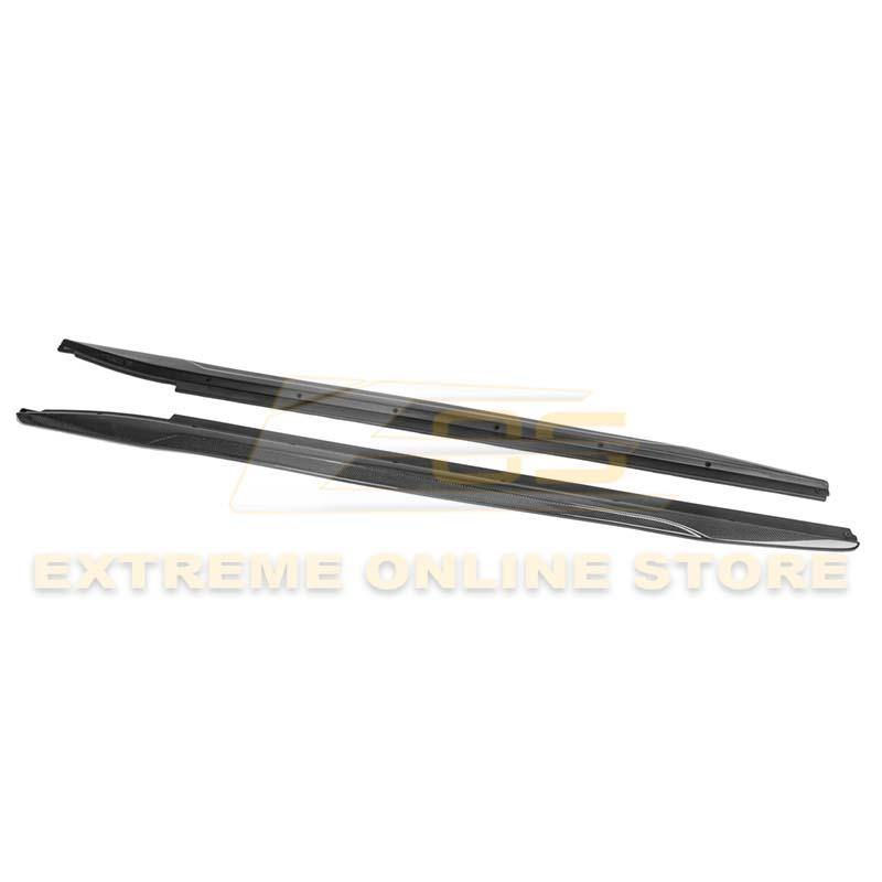 2014-19 Cadillac CTS Carbon Fiber Side Skirts Rocker Panels image 8