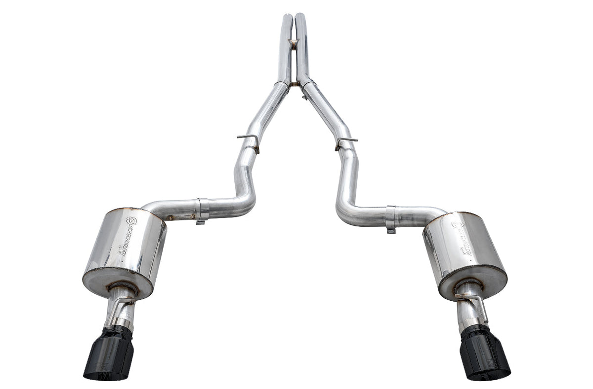 AWE Touring Edition Exhaust for 15+ Charger 6.4 / 6.2 SC - Diamond Black Tips image 1