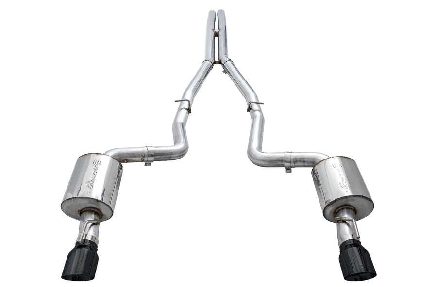 AWE Touring Edition Exhaust for 15+ Charger 6.4 / 6.2 SC - Diamond Black Tips image 1