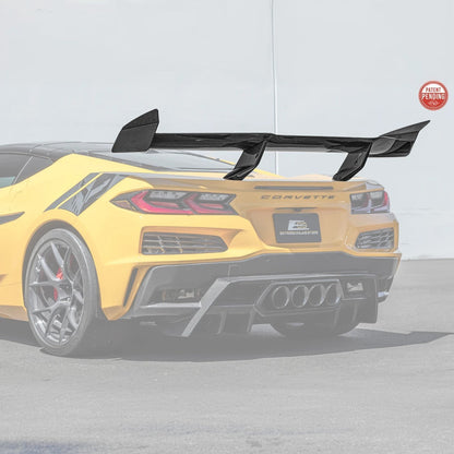 ZR1 Package Corvette C8 Z06 / E-Ray DRY CARBON FIBER Rear Spoiler image 32
