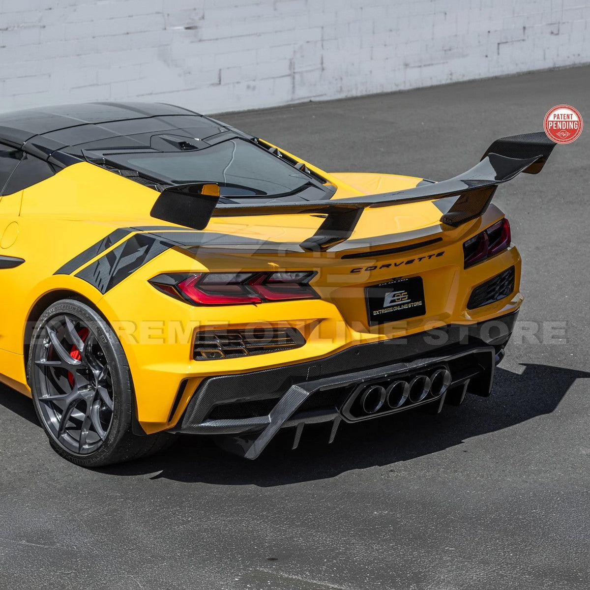 ZR1 Package Corvette C8 Z06 / E-Ray DRY CARBON FIBER Rear Spoiler image 34