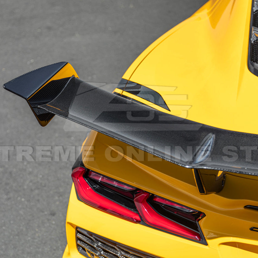 ZR1 Package Corvette C8 Z06 / E-Ray DRY CARBON FIBER Rear Spoiler image 45
