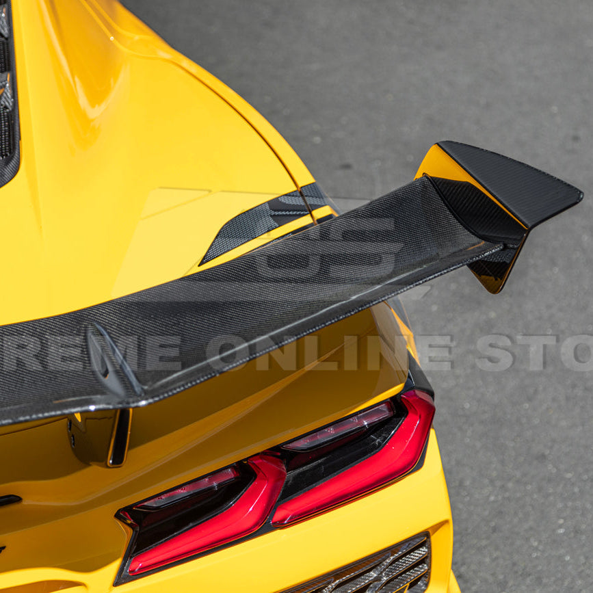 ZR1 Package Corvette C8 Z06 / E-Ray DRY CARBON FIBER Rear Spoiler image 46
