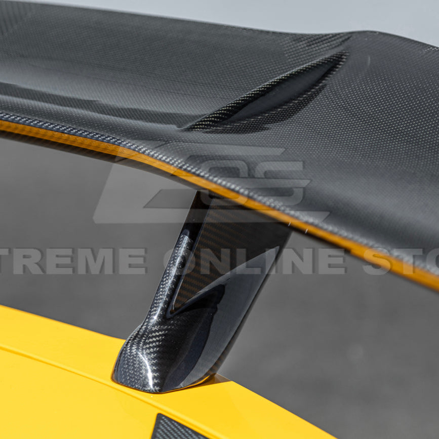 ZR1 Package Corvette C8 Z06 / E-Ray DRY CARBON FIBER Rear Spoiler image 49