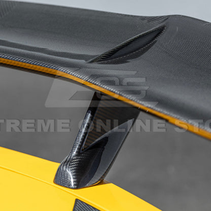 ZR1 Package Corvette C8 Z06 / E-Ray DRY CARBON FIBER Rear Spoiler image 49