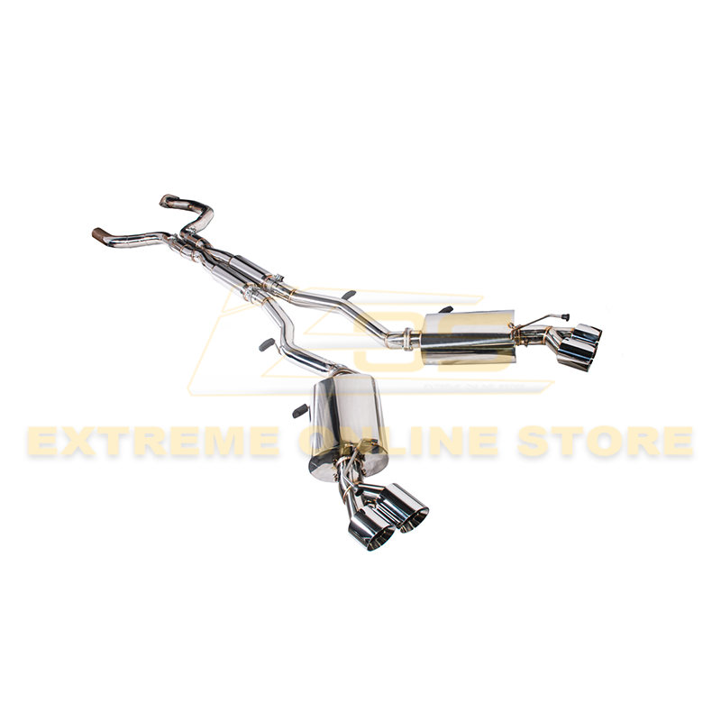 2016-PRESENT CHEVROLET CAMARO V8 COUPE QUAD TIPS CAT BACK EXHAUST image 1
