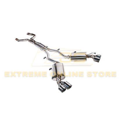 2016-PRESENT CHEVROLET CAMARO V8 COUPE QUAD TIPS CAT BACK EXHAUST image 1