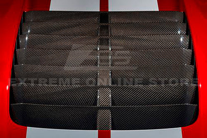 2020-23 Ford Mustang GT500 DRY CARBON FIBER Front Hood Vent image 9
