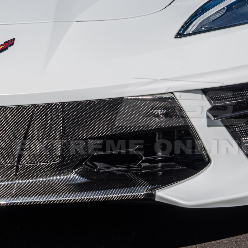 Chevrolet Corvette C8 DRY CARBON FIBER Fascia Panel Grille Cover image 9
