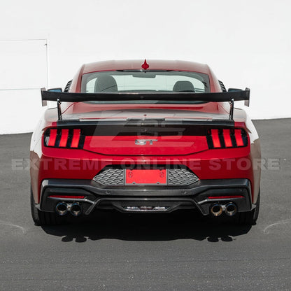 2024+ Ford Mustang V2 Package Carbon Fiber Rear Bumper Diffuser image 50