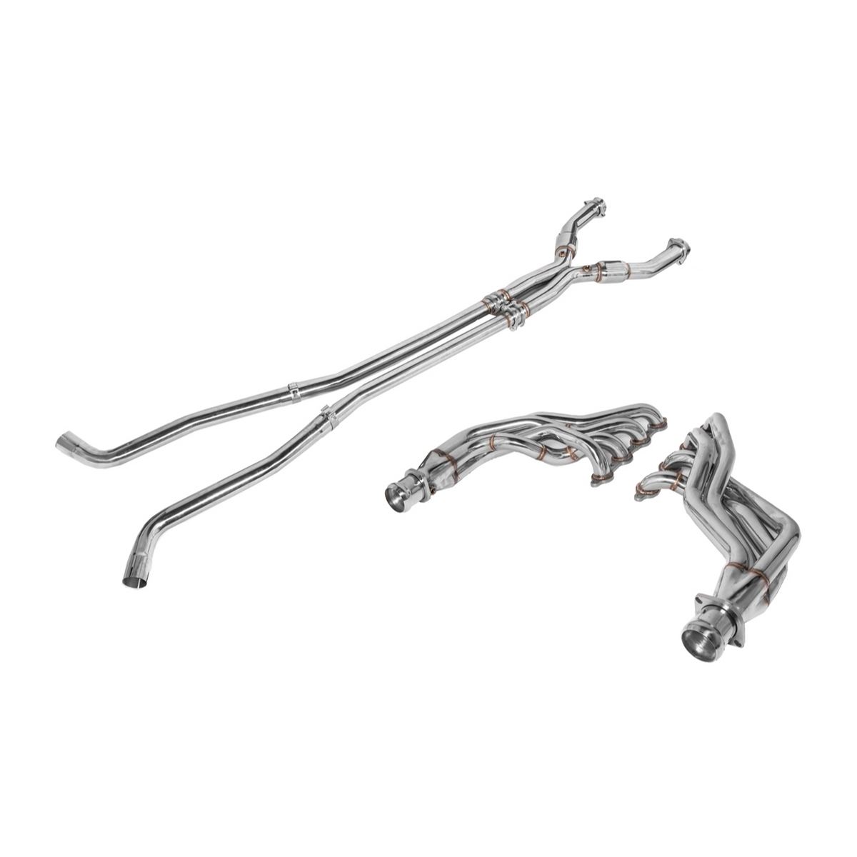 2009-2014 Cadillac CTS-V Long Tube Headers Resonated Mid Pipe image 2