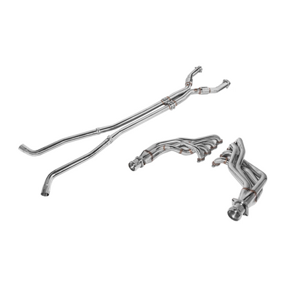 2009-2014 Cadillac CTS-V Long Tube Headers Resonated Mid Pipe image 2