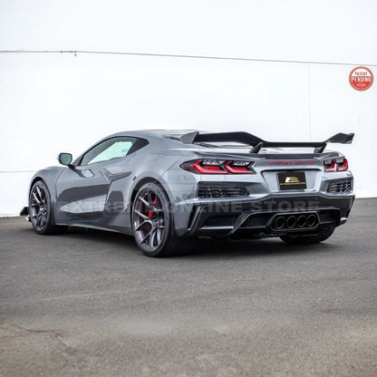Corvette C8 Z06 W/ Z07 Package Factory Dry Carbon Fiber Rear High Wing Spoiler image 4