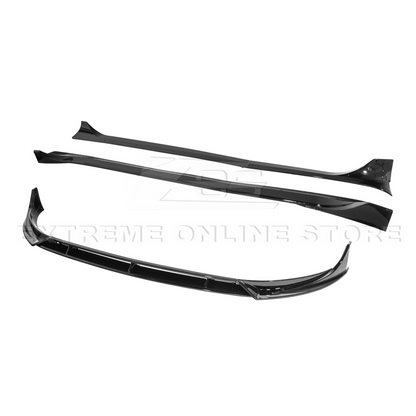 2025-Up Tesla Model Y Track Style Front Lip Side Skirts Kit image 21