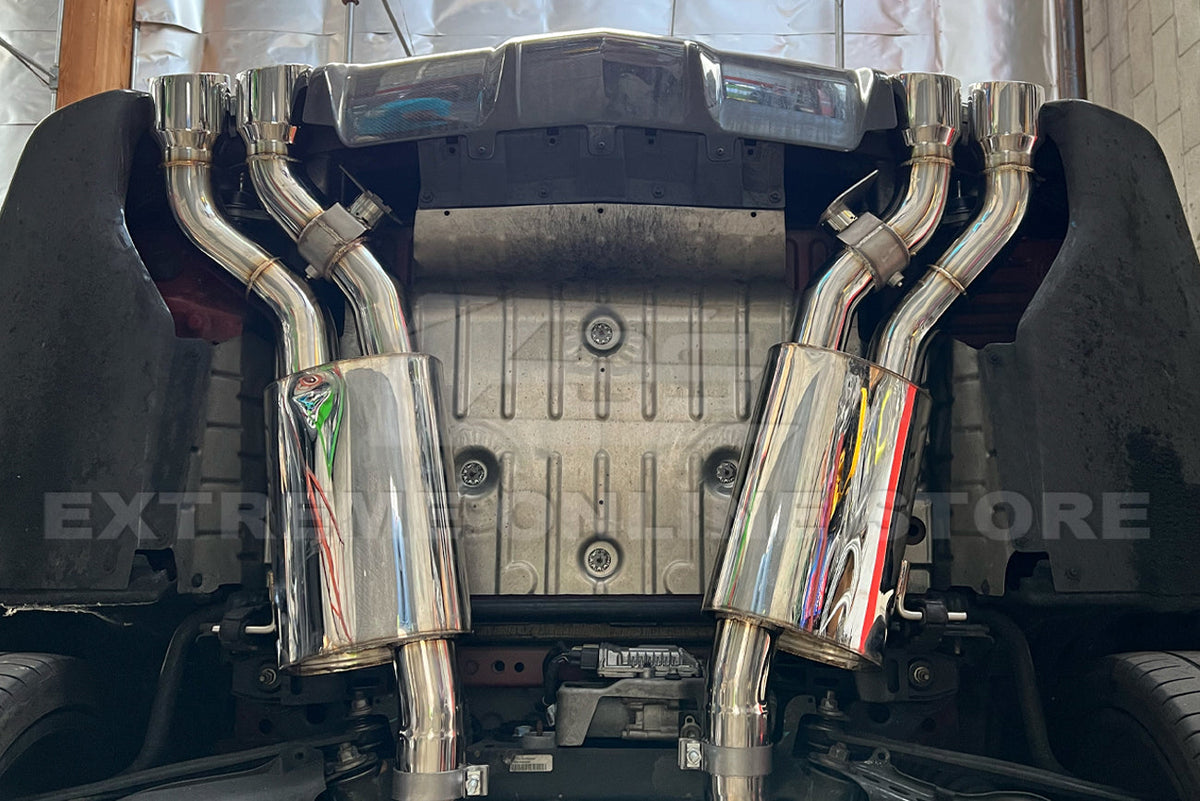2016-19 Cadillac CTS-V Dual-Mode Mufflers Axle-Back Exhaust System image 6